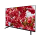 Grundig 40 GEF 6930 A Full HD FHD TV, siyah çerçeveli LED televizyon ve kırmızı çiçek görüntüsü