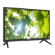 Axen AX24LED09 HD Ready HD TV, siyah çerçeveli LED televizyon ve yaprak görüntüsü gösteren ekran