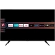 Vestel 43U9000 Ultra HD 4K LED TV, siyah çerçeveli ekranda yayın platformları menüsüyle önden görünüm