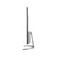 Casper Nirvana One A45.4005-4D00X masaüstü bilgisayarın ince profil ve stand tasarımı, gri tonlarda görünür.