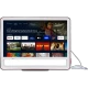 Vestel 24HA9530RB HD Ready LED TV, beyaz çerçeveli ekranında yayın ve uygulama menüsü görüntüleniyor