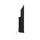 Grundig Munich 32 GFH 6970 B HD Ready LED TV’nin siyah renkli ince yan görünümü ve bağlantı girişleri