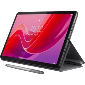 Lenovo Tab K11 TB330FU gri tablet, çoklu dokunmatik ekranda ana ekran görünümü, uygun fiyatlı model