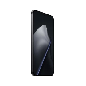 Xiaomi 15T siyah akıllı telefon, ince çerçeveli ekran ve ön kamera deliğiyle önden görünüm