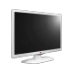 LG 24MT45D-WZ HD Ready LED televizyon, siyah ekran ve beyaz tasarımlı modern TV cihazı