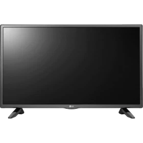 LG 32LH570V HD Ready LED TV, siyah renkli televizyon ekranı ve standıyla vitrin görüntüsü