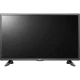 LG 32LH570V HD Ready LED TV, siyah renkli televizyon ekranı ve standıyla vitrin görüntüsü