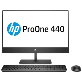 HP ProOne 440 G5 T07006 siyah masaüstü bilgisayar, monitör, klavye ve fare ile birlikte