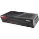 MSI MPG Trident 3 10SI-016EU siyah kompakt masaüstü bilgisayar, önden ve üstten görünüm