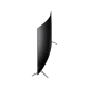 Samsung 55KS7590 Ultra HD 4K LED televizyon, genel renk, ince tasarım ayaklı yan görünüm
