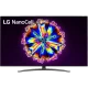 LG 65NANO916NA Ultra HD 4K LED televizyon; NanoCell teknolojili renkli çiçek ekranlı vitrin görünümü