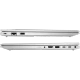 HP ProBook 450 G10 B2PG9ES 019 gümüş iş laptopun yan bağlantı noktaları ve portlar görünümü