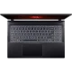 Siyah Acer Nitro V 15 ANV15-51 oyuncu laptop, üstten görünümde geniş klavye ve touchpad detaylarıyla