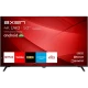 Axen AX50FIL403 Ultra HD 4K LED televizyon, 50 inç siyah ekranlı ve ince ayaklı tasarım