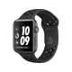Apple Watch Nike+ Series 3 GPS 42 mm uzay grisi akıllı saat, antrasit siyah Nike spor kordonlu