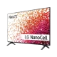 LG 43NANO756PA Ultra HD 4K LED televizyon; Nano75 ekran, kırmızı desenli kurulum gösterimi