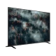 Axen AX65FIL240 Ultra HD 4K LED televizyon, ince çerçeveli siyah ekranında sisli orman görüntüsü