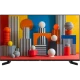 Vestel 43FA9740 Full HD LED TV, renkli geometrik şekillerin yer aldığı canlı ekran tasarımıyla önden görünüm