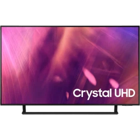 Samsung 43AU9000 43 inç Ultra HD 4K LED televizyon, Crystal UHD yazısı görünen vitrin ekranı