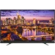 Grundig 32 VLE 6565 BL Full HD LED televizyon, şehir manzarası gösteren siyah ekran ve ayak tasarımıyla