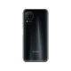 Huawei P40 Lite siyah akıllı telefonun arka yüzü ve dörtlü kamera tasarımı