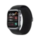 Huawei Watch D2 Siyah akıllı saat, siyah kordonu ve sağlık ölçümlerini gösteren ekranıyla önden görünür.