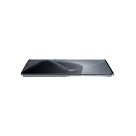 Siyah Infinix Hot 50 Pro Plus akıllı telefonun yatay konumda, ince çerçeveli ön ekran görünümü