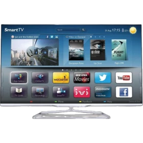 Philips 42PFL7108K Full HD LED TV ekranda SmartTV uygulama menüsü görünüyor, genel renk.