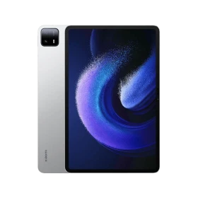 Xiaomi Pad 6 Max 14 gri oyuncu tablet, önden ekran ve arka kamera modülü görünüyor