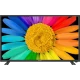 Sunny SN039LED071 HD Ready HD TV, siyah çerçeveli televizyon ve ekranda renkli çiçek görüntüsü