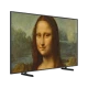 Samsung 75LS03B QLED Ultra HD 4K TV ekranda Mona Lisa portresi görüntüsü, genel renk