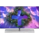 Philips 65OLED936 Ultra HD 4K OLED televizyon; genel renk, çiçekli şehir manzaralı ekran, ön görünüm.