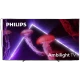 Philips 77OLED807 Ultra HD 4K OLED televizyon; siyah çerçeveli, Ambilight TV temalı canlı ekran görüntüsü