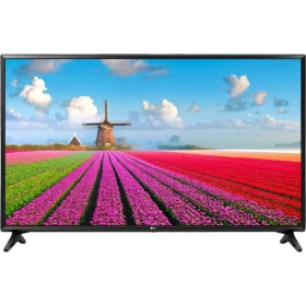 LG 49LJ594V Full HD FHD LED televizyon vitrin ekranında canlı çiçek tarlası manzarası gösteriyor