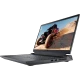 Dell G15 Gaming 5530 siyah oyuncu laptop ekranında yarış sahnesi görünen açık kapaklı tasarım