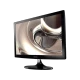 Samsung T22C300 Full HD FHD LED televizyon, siyah çerçeveli, ekranda parlak soyut görüntü.