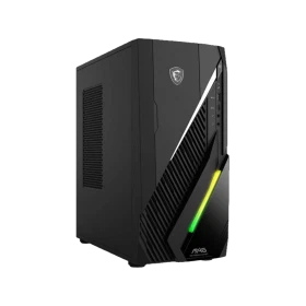 MSI MAG Infinite E1 14NUC5-080XTR siyah masaüstü bilgisayar, RGB aydınlatmalı kasa tasarımı