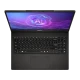 MSI VenturePro 15 A2RWEG-206XTR gri oyuncu laptop açık, AI temalı ekran ve klavye görünümü