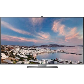 Samsung 65F9000 Ultra HD 4K LED televizyon, ekranda deniz ve şehir manzarası görünen vitrin görseli