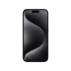 Apple iPhone 15 Pro Siyah Titanyum akıllı telefonun önden görünümü, tam ekran tasarım ve Dynamic Island detaylı