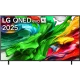 LG 86QNED86A6A Ultra HD 4K QNED televizyon ekranında canlı renkli görseller, genel renkli vitrin modeli
