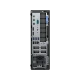 Dell OptiPlex 7070 N004O7070SFF_W masaüstü bilgisayarın siyah-gri bağlantı portlu arka paneli