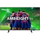 Philips 75PUS8309 Ultra HD 4K LED televizyon; ekranında futbol sahnesi ve “AMBI LIGHT” yazısı. Genel renk.