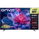 Onvo 85VQ90F3UA Ultra HD 4K QLED LED televizyon, 85 inç ekranında renkli çiçek görüntüsü