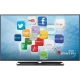 Vestel 42FA8200 Full HD LED televizyon, ekranda sosyal medya ve Smart TV uygulama simgeleriyle