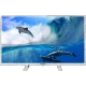 Axen Olympus LED beyaz 42 inç Full HD televizyon, ekranda deniz ve yunus görüntüsü