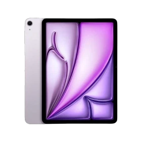 Apple iPad Air 2024 128 GB 11 inç mor renkli tablet; arka panel ve ekran görünümüyle vitrin ürünü.