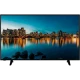 SEG 55SBU710 Ultra HD 4K LED televizyon, şehir manzarası görüntüsü ve ince çerçeveli tasarımıyla önden görünüm