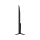 TCL 65V6B Ultra HD 4K LED televizyon, genel siyah renk, ince tasarımlı yan görünüm