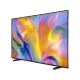 Samsung 100M90H Ultra HD 4K TV, ince çerçeveli siyah televizyon ve renkli soyut ekran görüntüsü